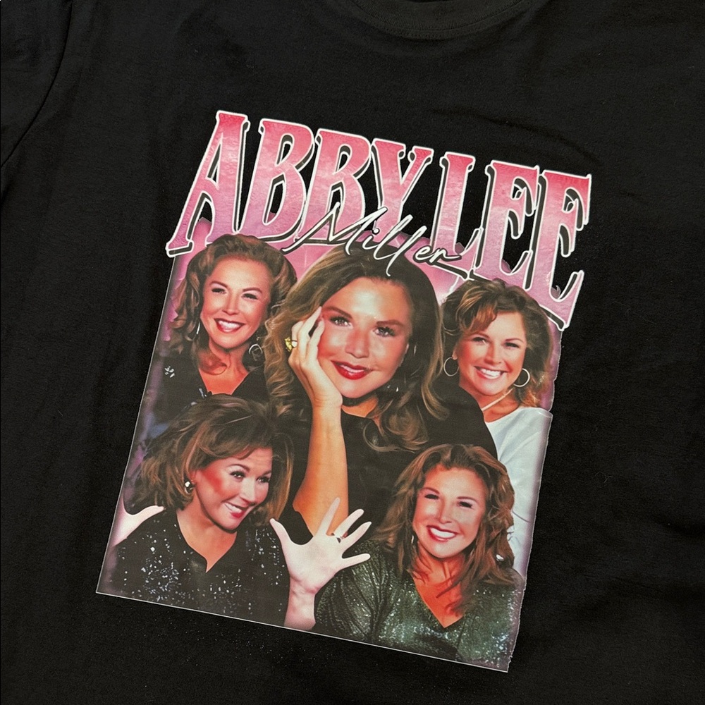 Abby Lee Miller Graphic Tee - Black with Pink Accents